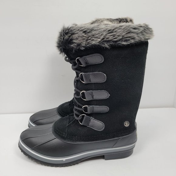 Northside Katsura Womens Insulated Waterproof 3M Black Snow Boots US Size 10 NWT - Picture 4 of 12